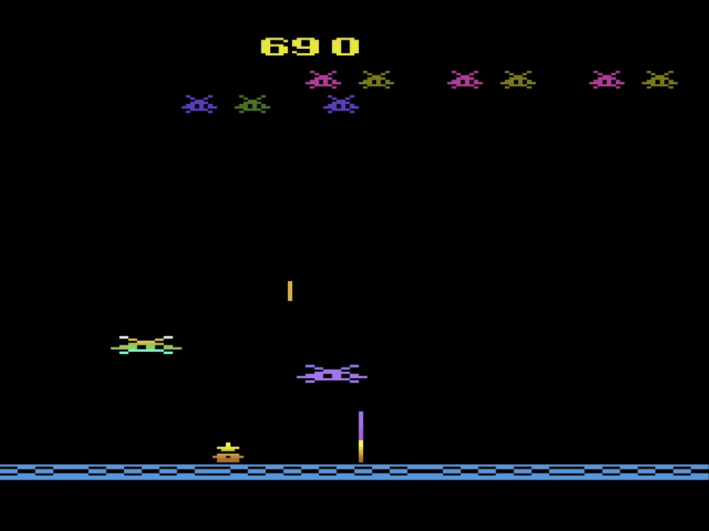 Gameplay of Condor Attack for Atari 2600